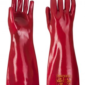 Gant PVC Rouge 45 cm