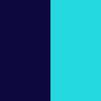 Bleu navy & Turquoise