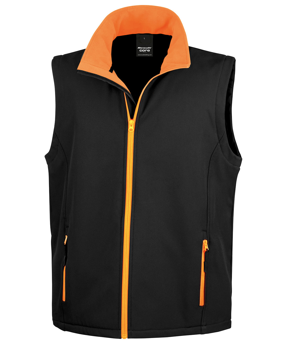 Veste softshell rembourrée black compass recyclée - Result