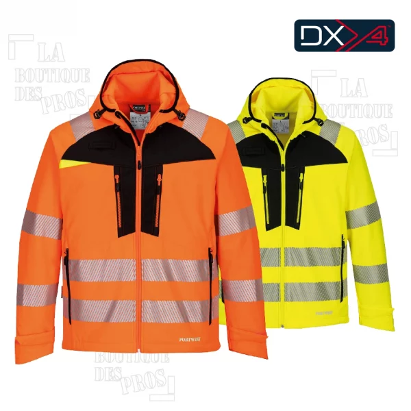 Veste Softshell Hi-Vi DX4 PORTWEST