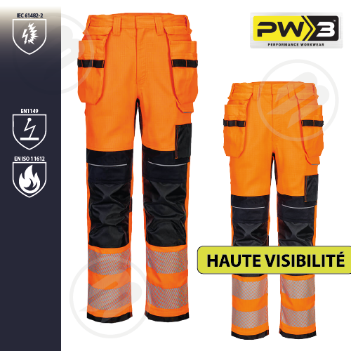Pantalon haute visibilité holster Modaflame PORTWEST