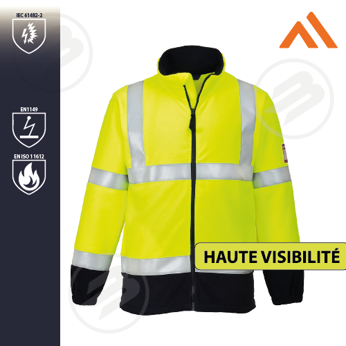 Veste polaire résistante aux flammes HiVi PORTWEST