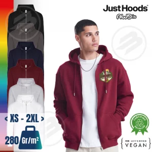 Sweat à capuche zippé JUST HOODS AWDis