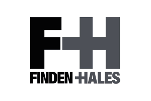 Logo Finden Hales nuances de gris