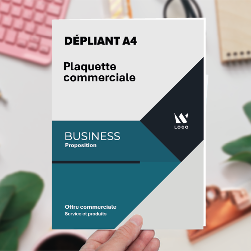 Dépliants Format A4 fermé