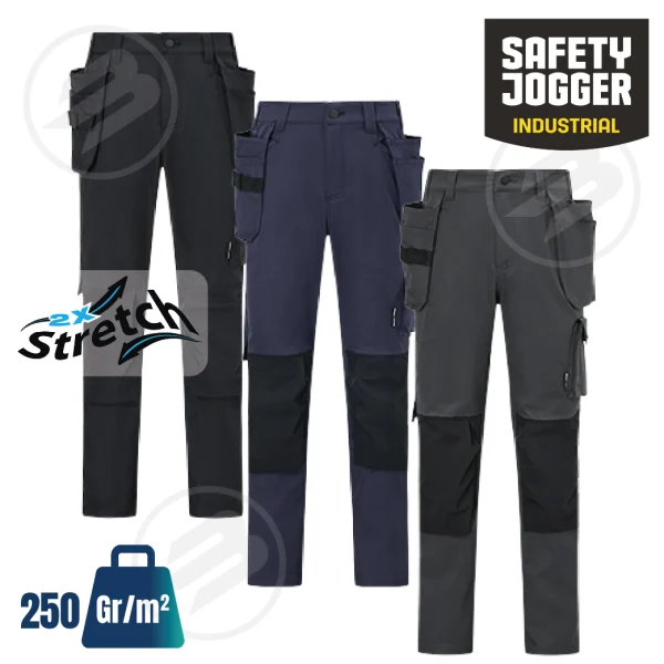 Pantalon de travail extensible avec poches holster SAFETY JOGGER